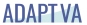 AdaptVA logo when clicked will open the AdaptVA web page in a new tab